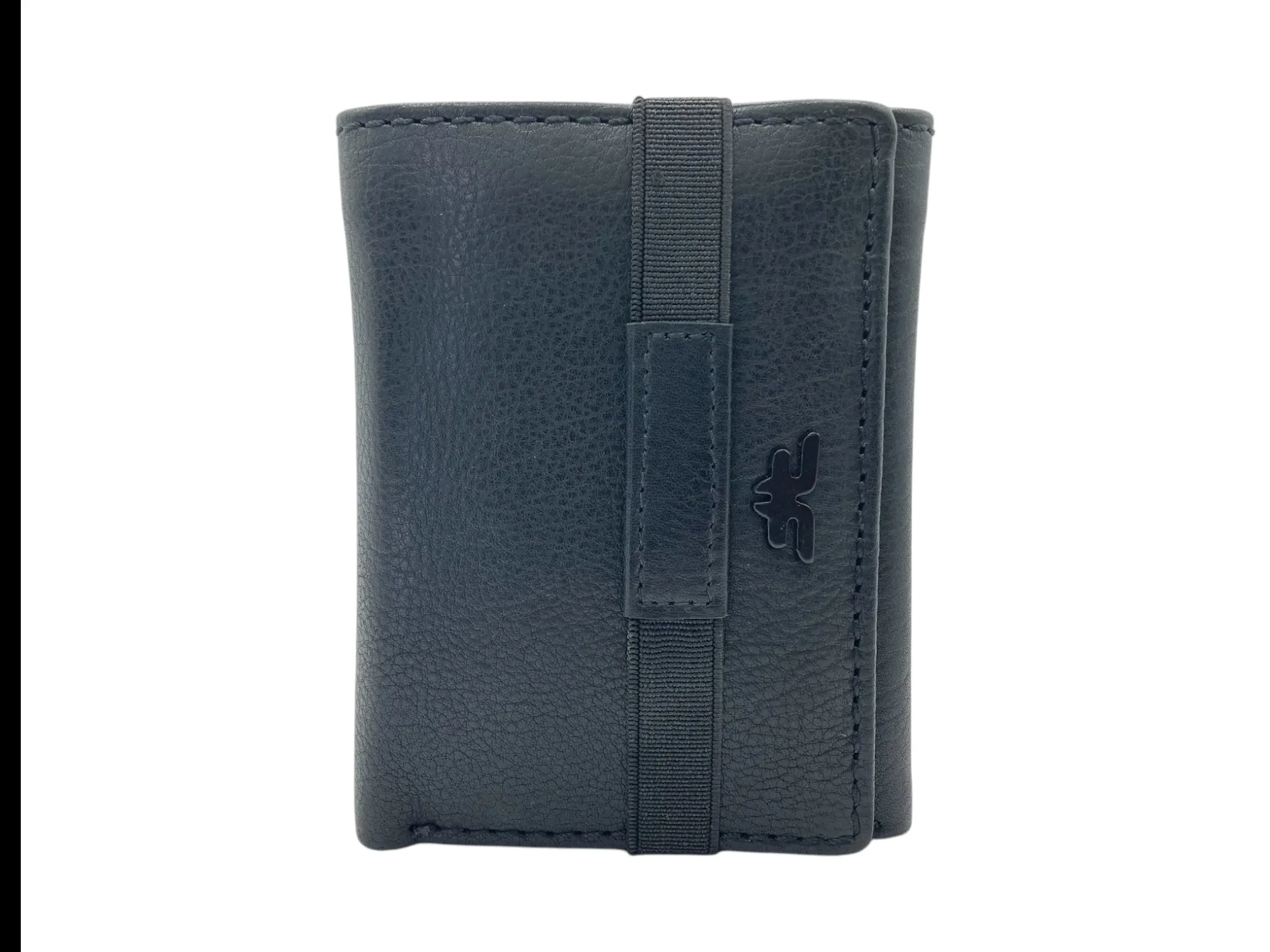 Trifold Wallet RFID Slim Wallets 10 Card Double Stitch # 1508 [Elastic]