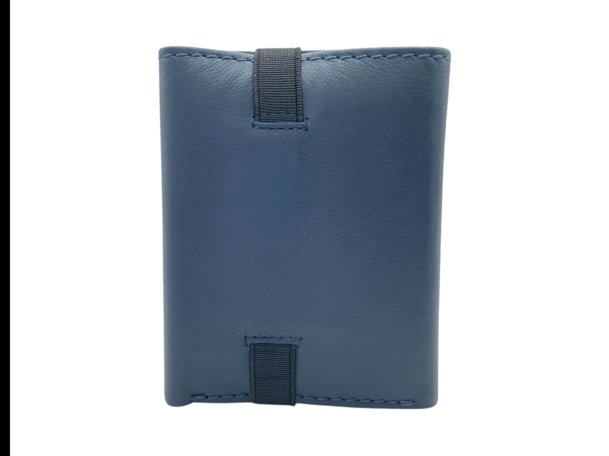 Trifold Wallet RFID Slim Wallets 10 Card Double Stitch # 1508 [Elastic]