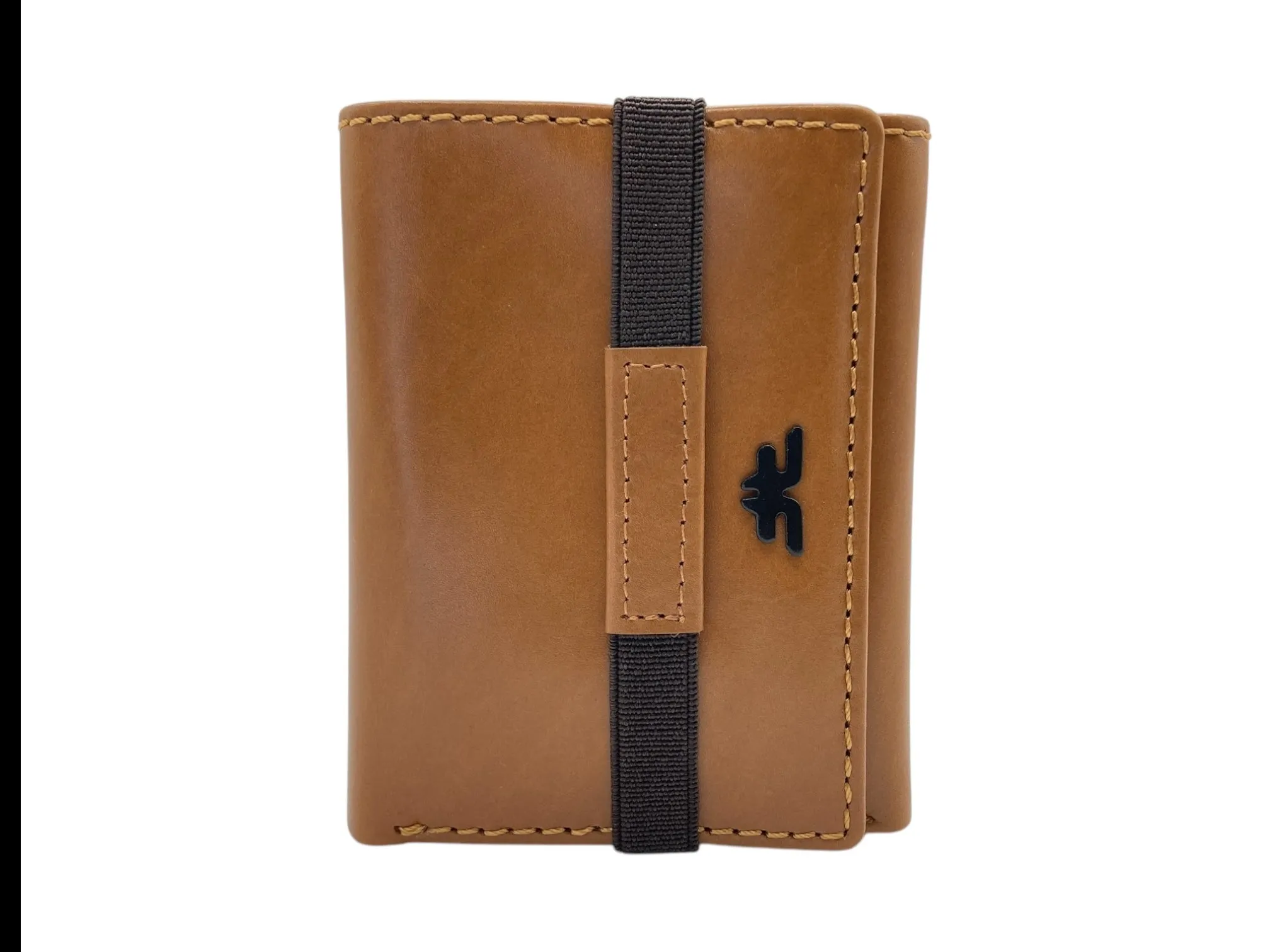 Trifold Wallet RFID Slim Wallets 10 Card Double Stitch # 1508 [Elastic]