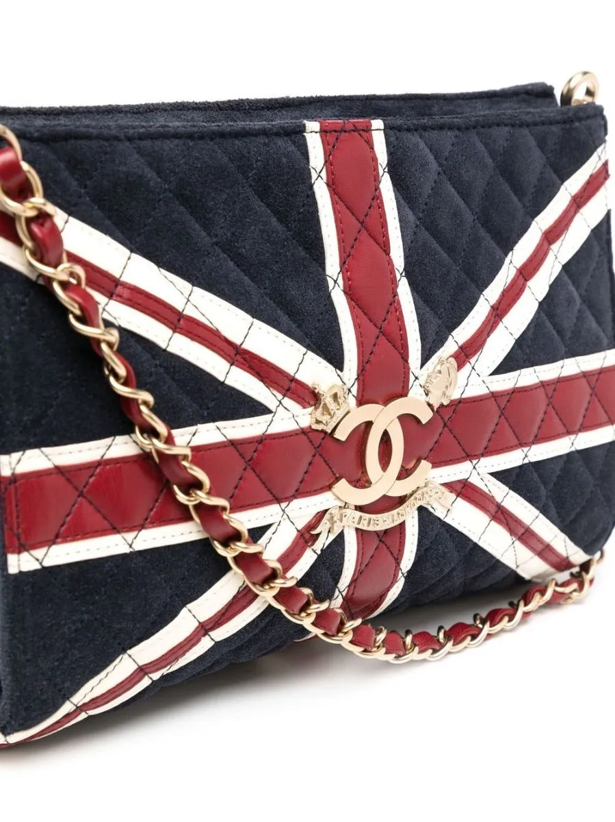 Union Jack Quilted Shoulder Bag