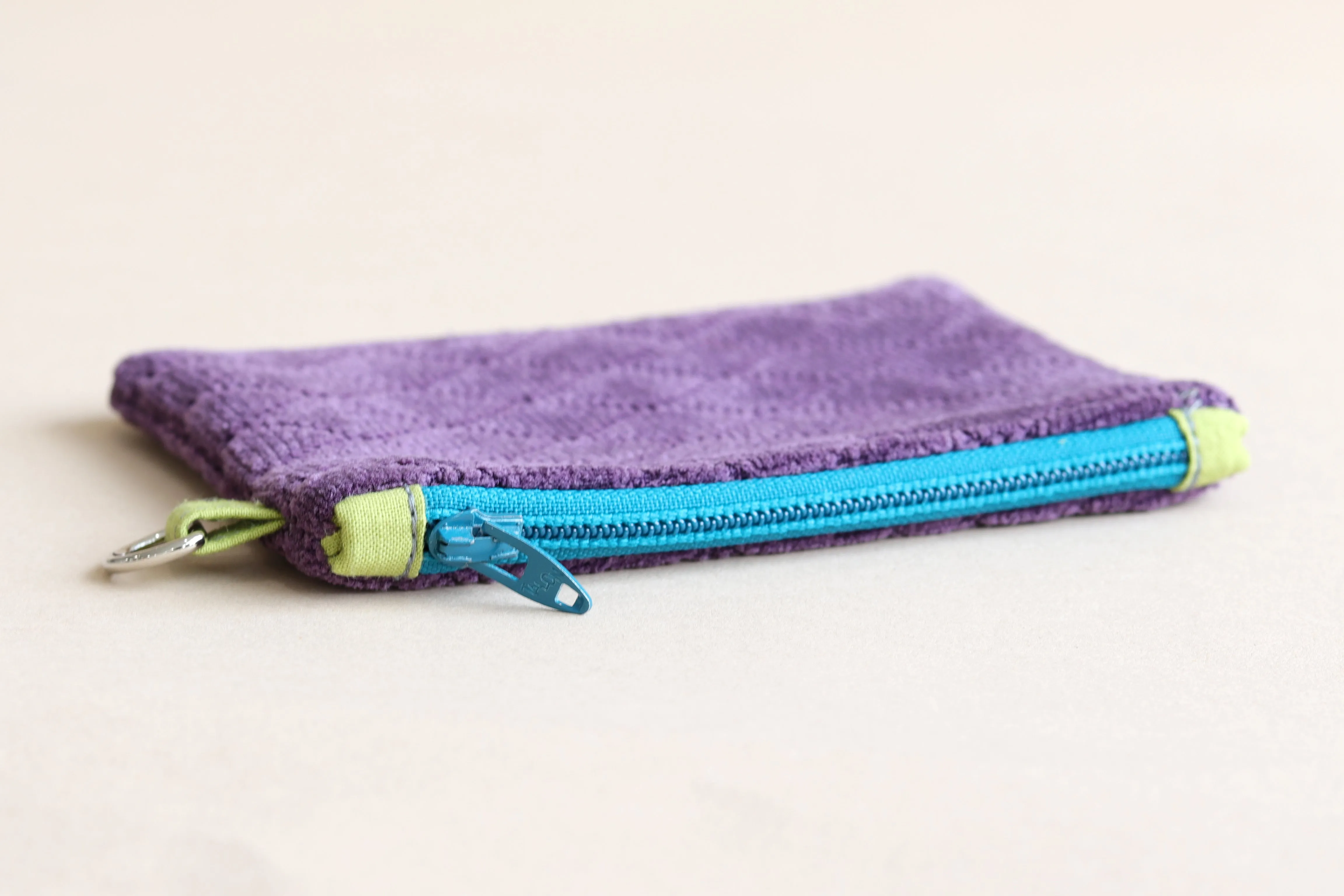 Upcycled Fabric Zipper Wallet