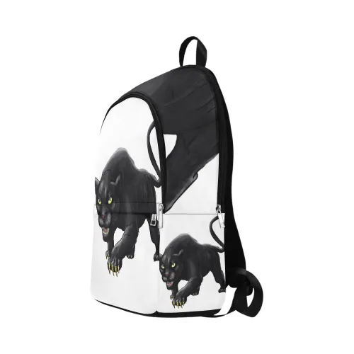 Urbantoons Black Panthers Fabric Backpack / Book bag