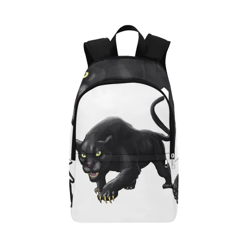 Urbantoons Black Panthers Fabric Backpack / Book bag