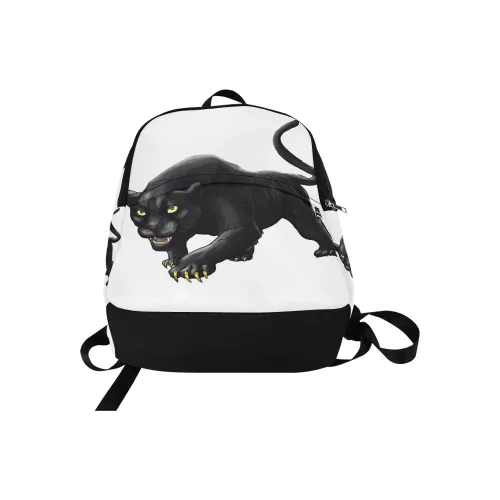 Urbantoons Black Panthers Fabric Backpack / Book bag