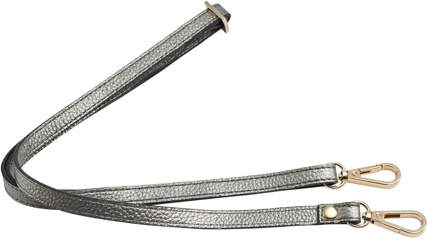 VanEnjoy Full Grain Leather Adjustable Replacement Strap Cross Body Bag Purse, 26-51" Long,0.47Wide