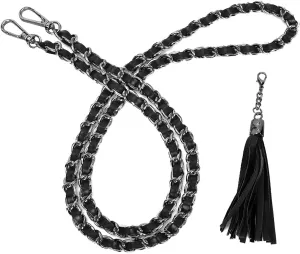 VanEnjoy Purse Chain Strap with Tassel - Microfiber Leather - Replacement for Shoulder Straps for Handbag -47