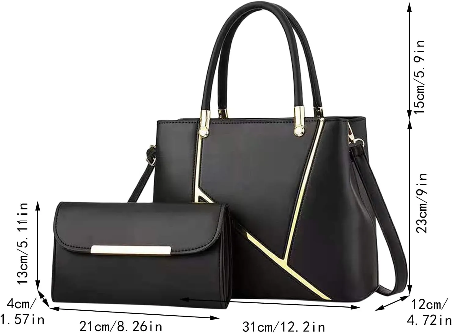 Vegan Leather Purses and Handbags for Women Purses and Handbags Satchel Tote Shoulder Bags Lightweight Work Bag