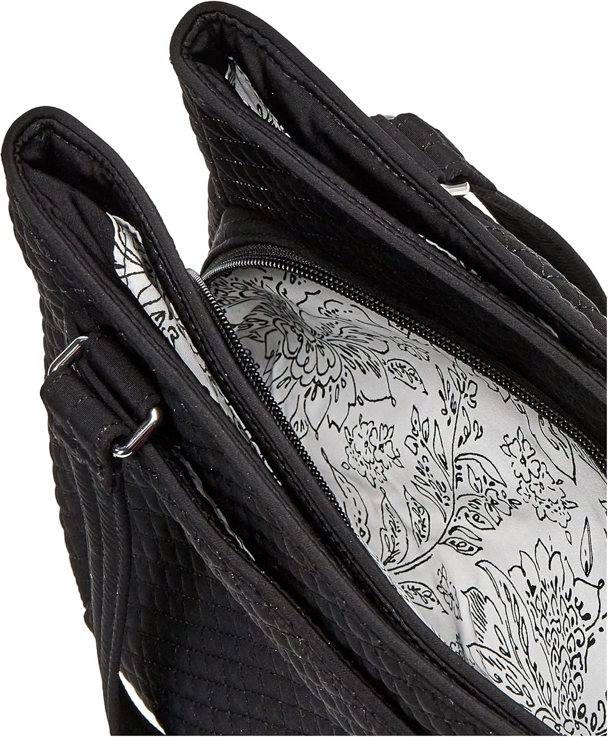 Vera Bradley Women's Microfiber Multi-Compartment Shoulder Satchel Purse