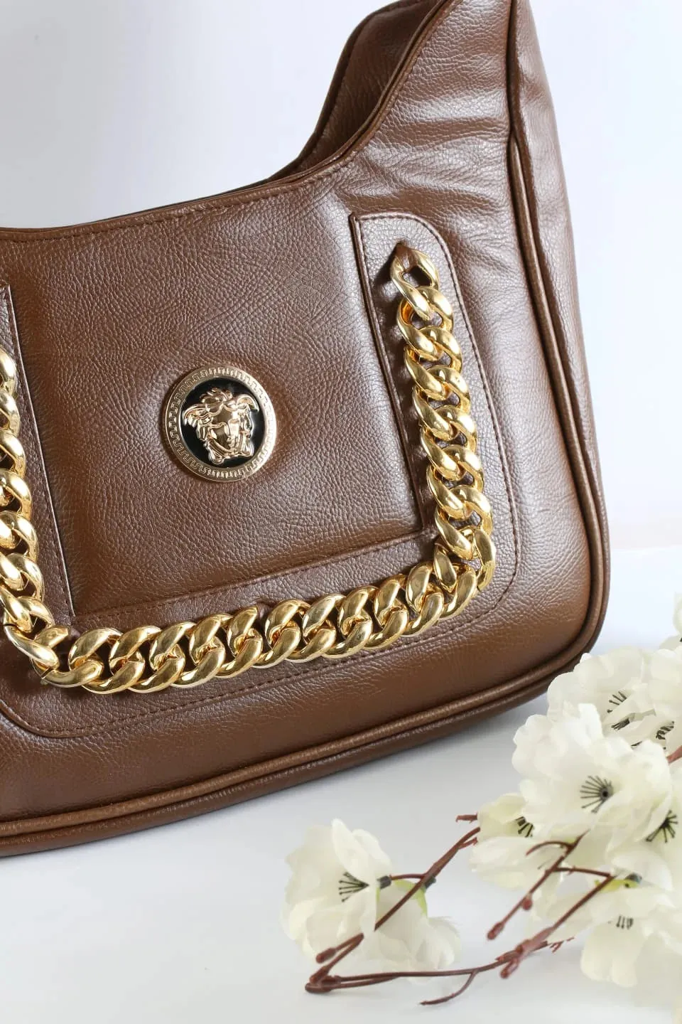 VERSACE La Medusa Medium Hobo Bag