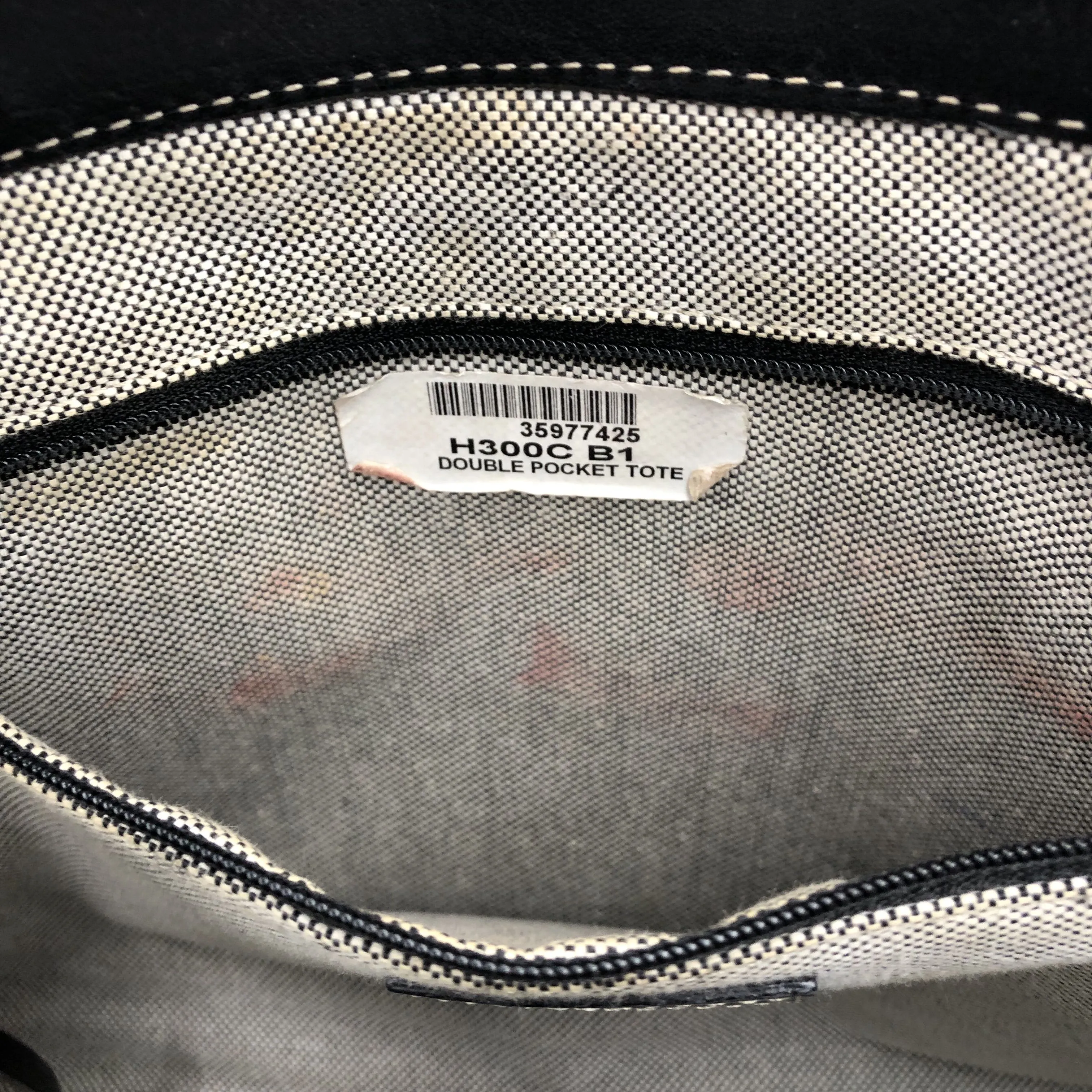 Vintage Authentic Dooney & Bourke Gray Black Luxury Satchel Bag - COA Included