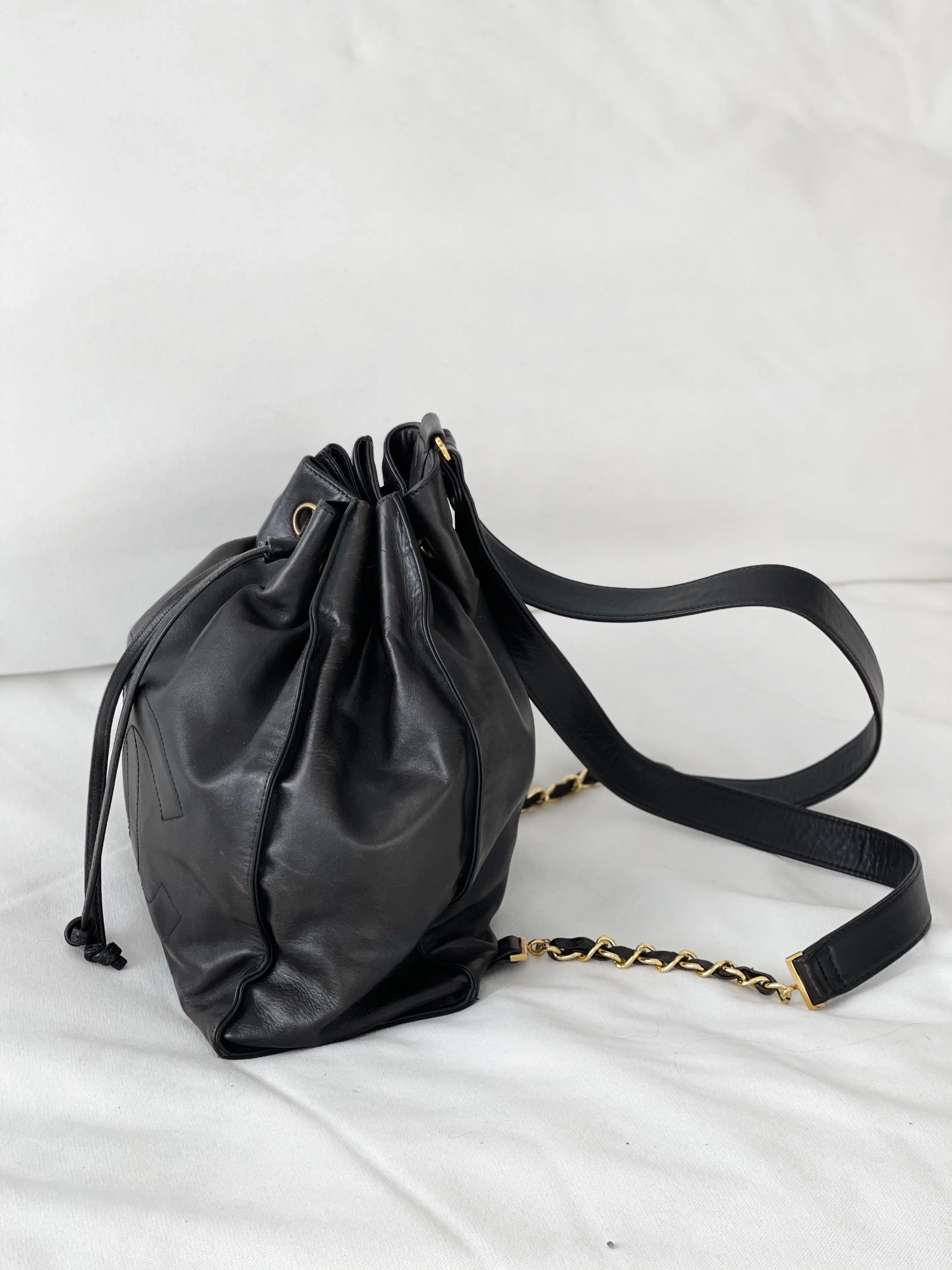 Vintage CC Drawstring Backpack