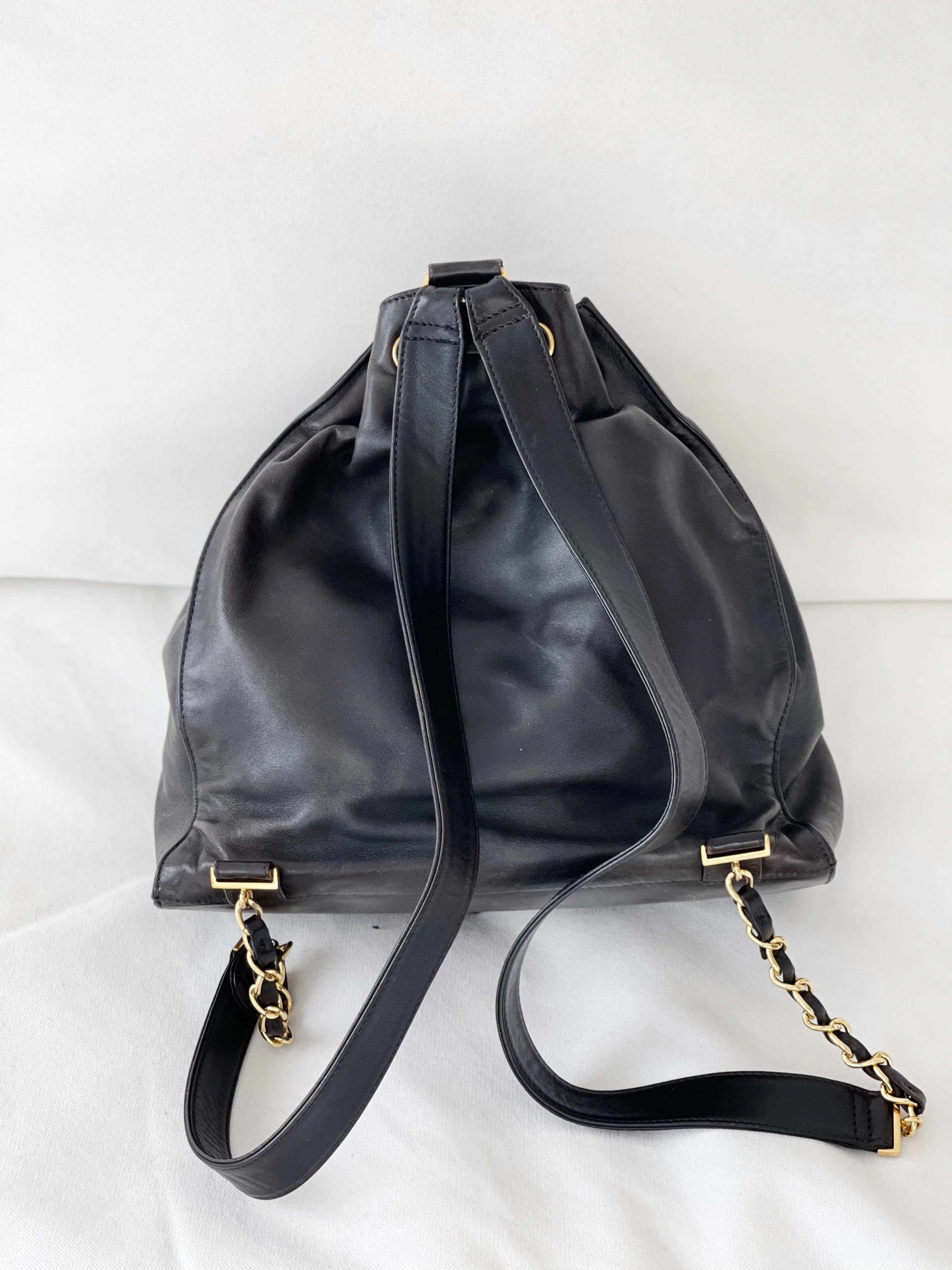Vintage CC Drawstring Backpack