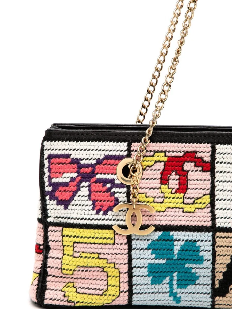 Vintage Cross stitch shoulder bag