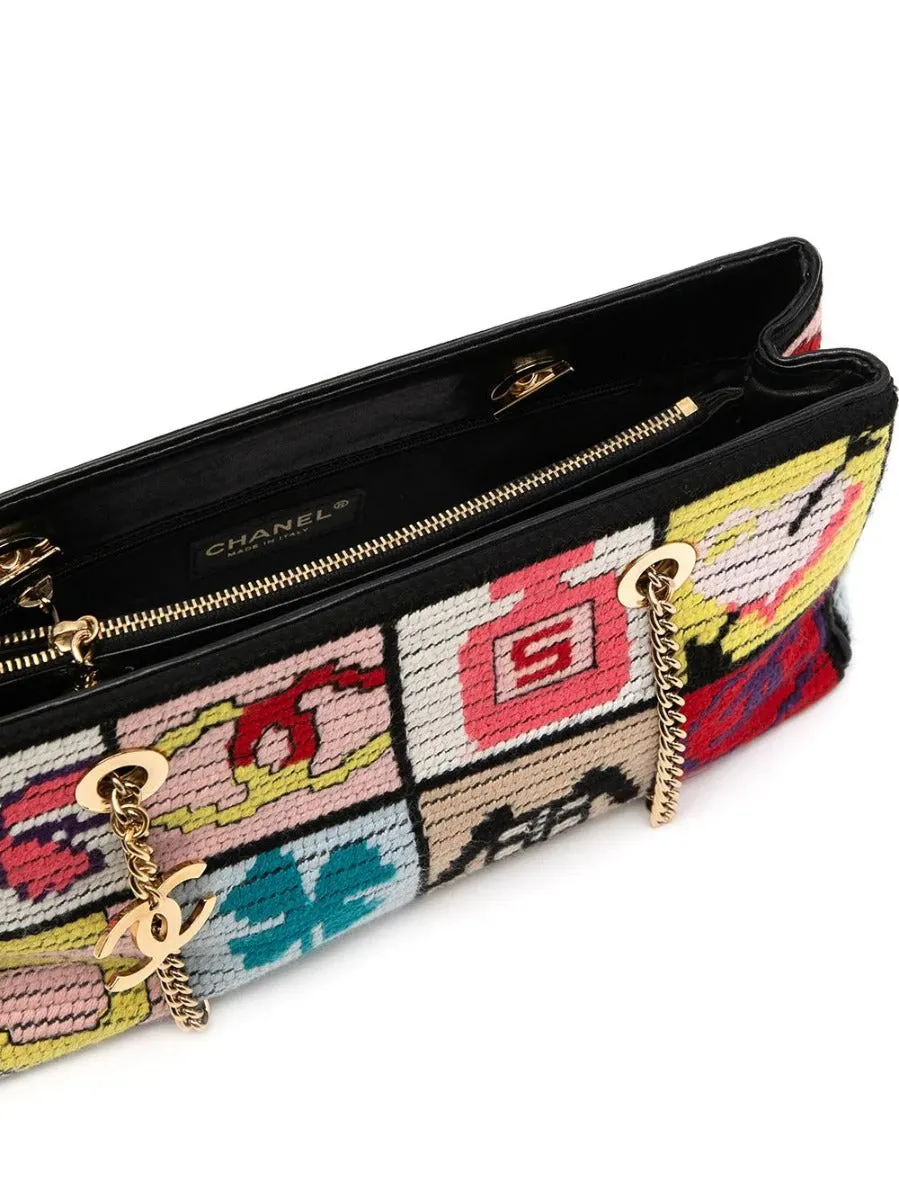 Vintage Cross stitch shoulder bag