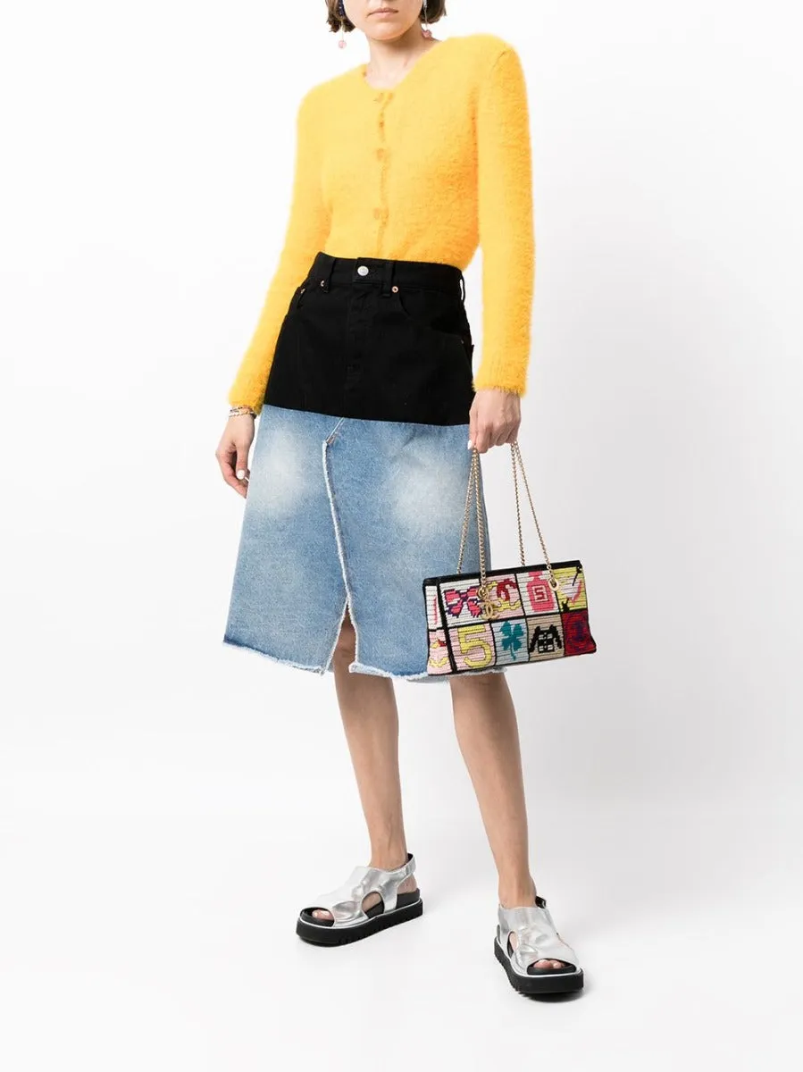 Vintage Cross stitch shoulder bag