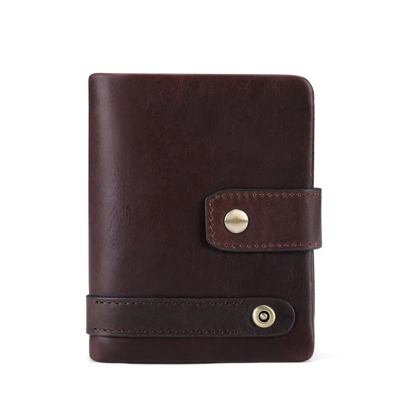 Vintage Fashion Cowhide Wallets: Top-Quality Genuine Cow Leather