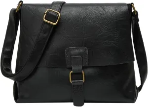 Vintage Shoulder Crossbody Purse for Women Soft Vegan Leather Tote Bag Casual Small Handbag Messenger Satchels