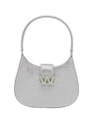 W Legacy Sequin Small Hobo, Alloy