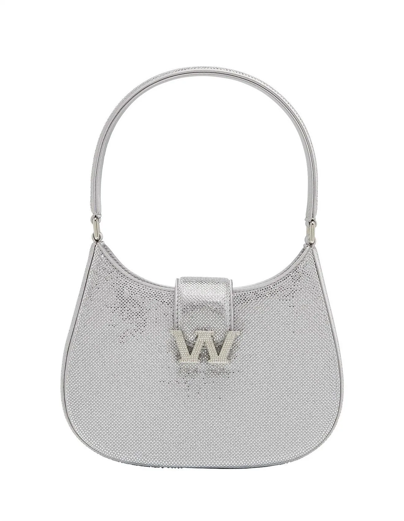 W Legacy Sequin Small Hobo, Alloy