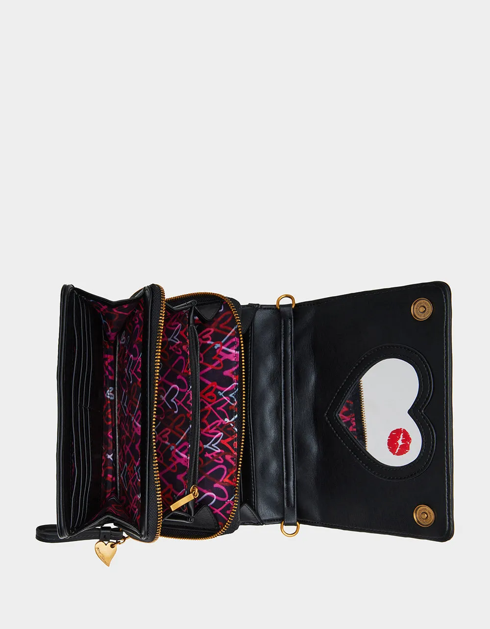 WHAT A STUD WALLET ON CHAIN BLACK