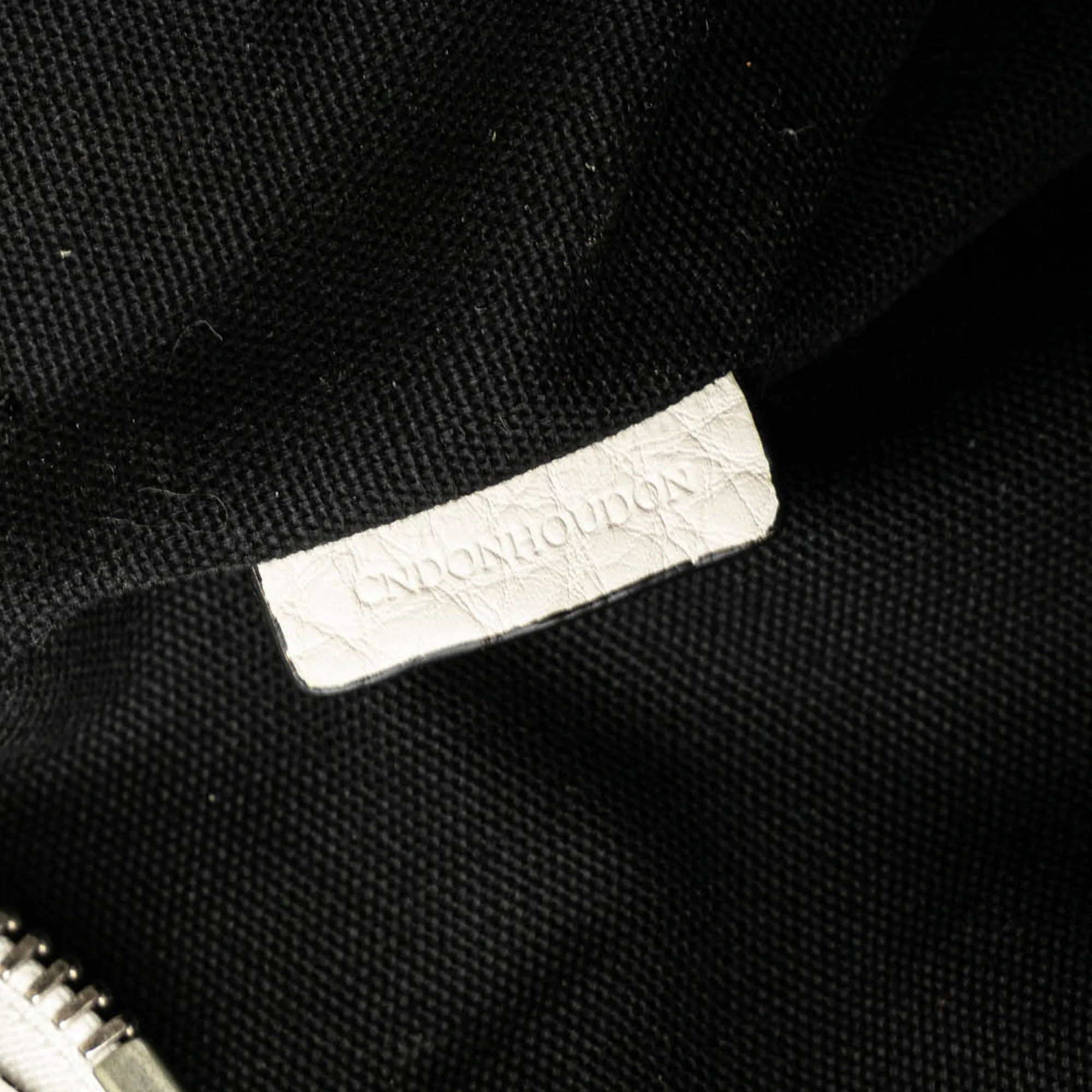 White Burberry Mega Check Trimmed Leather Harcourt Satchel