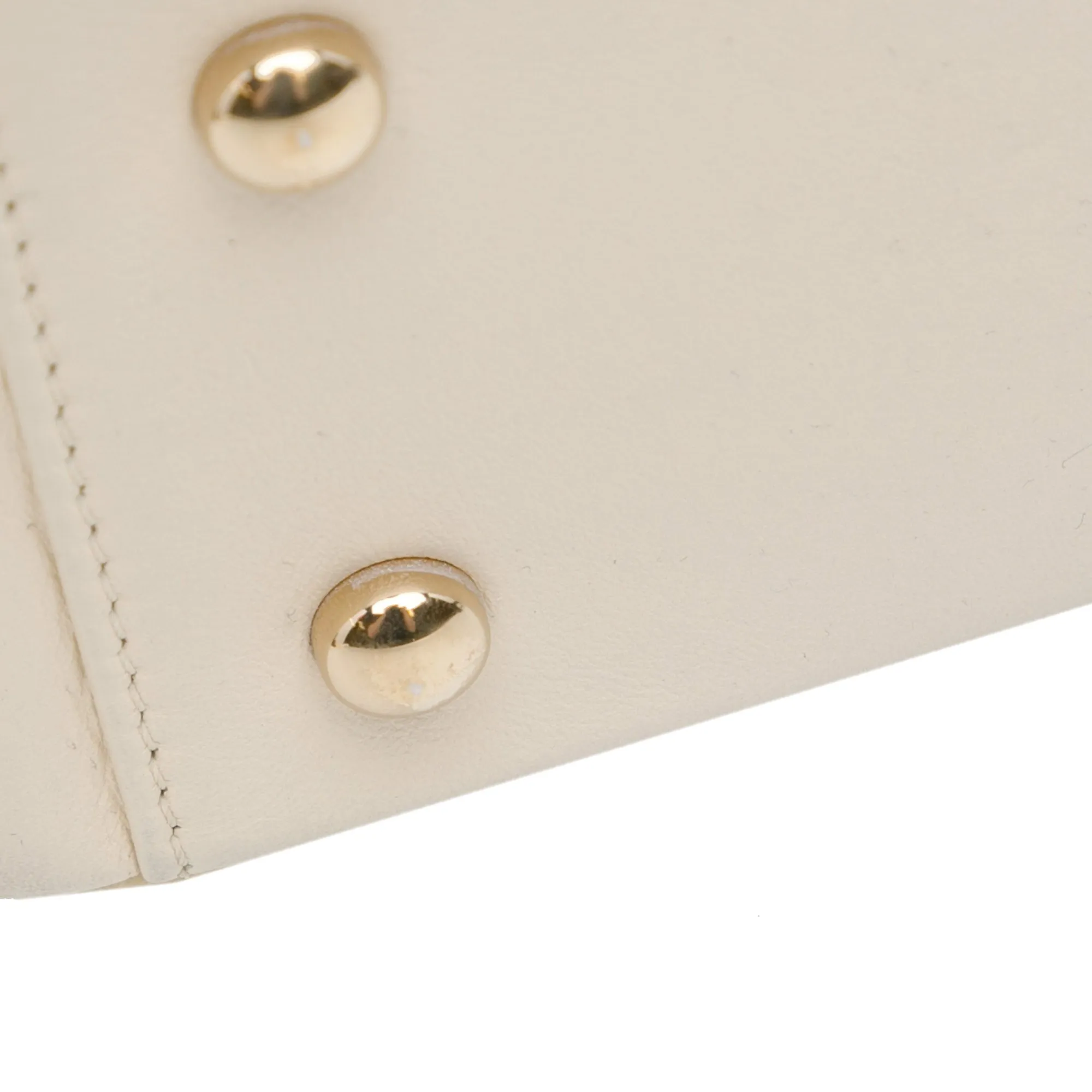 White Chanel Small Caviar Business Affinity Top Handle Flap Satchel
