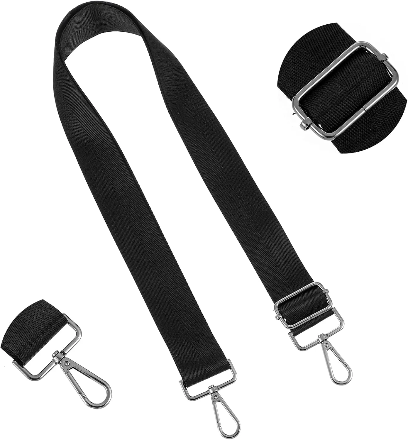 Wide Purse Strap, Replacement Crossbody Shoulder Bag Adjustable, Universal Replacement Shoulder Strap for Handbags