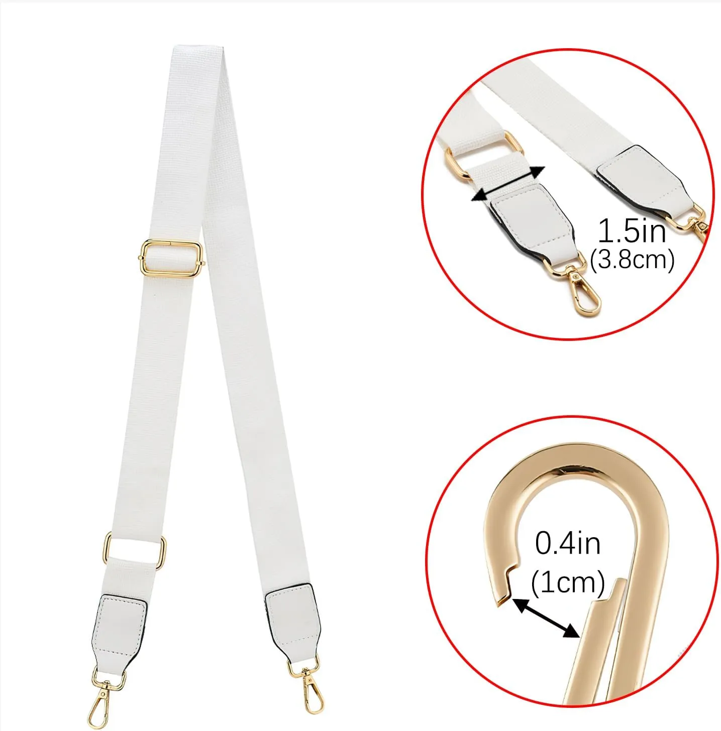 Wide Shoulder Strap Adjustable Replacement Belt Canvas Purse Strap Crossbody Bag Handbag Strap