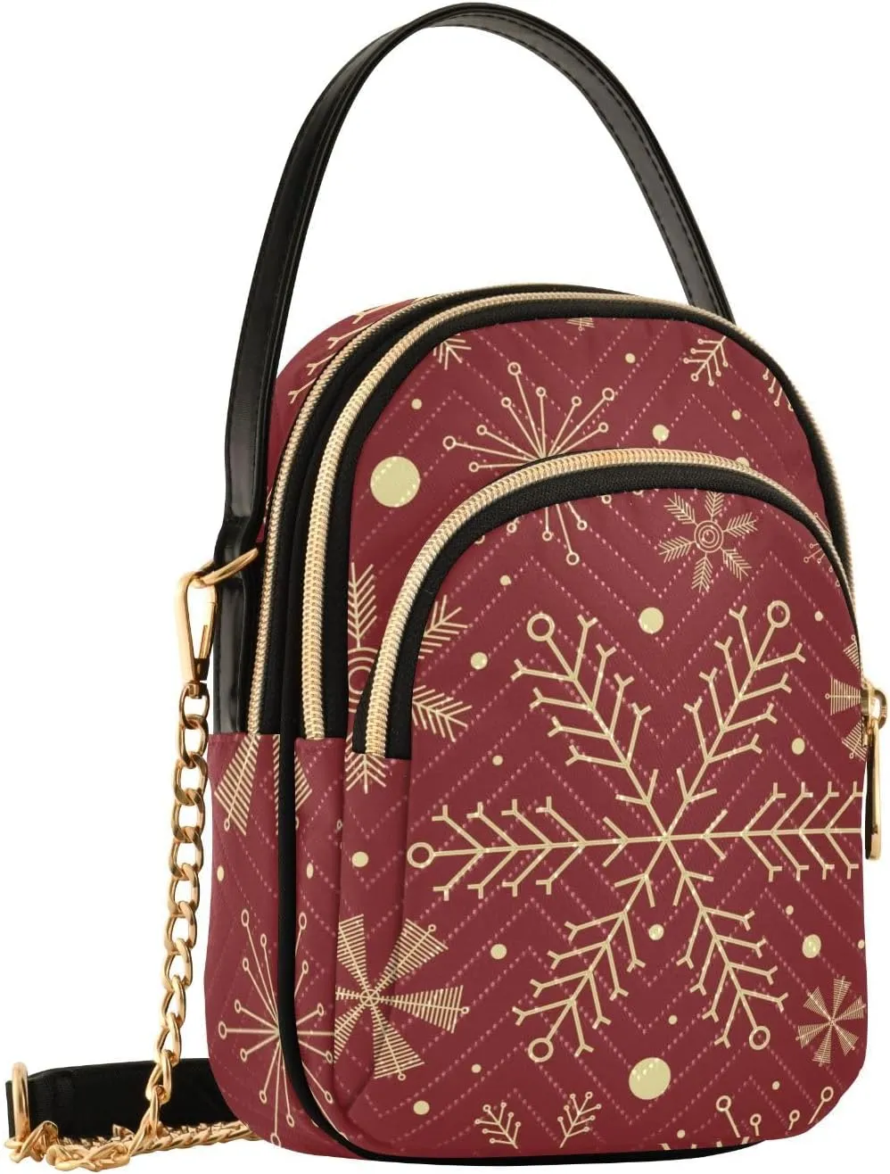 WIHVE Women Small Crossbody Bag Shoulder Bag Handbag with Chain Strap