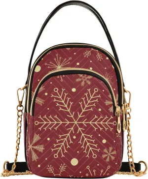 WIHVE Women Small Crossbody Bag Shoulder Bag Handbag with Chain Strap