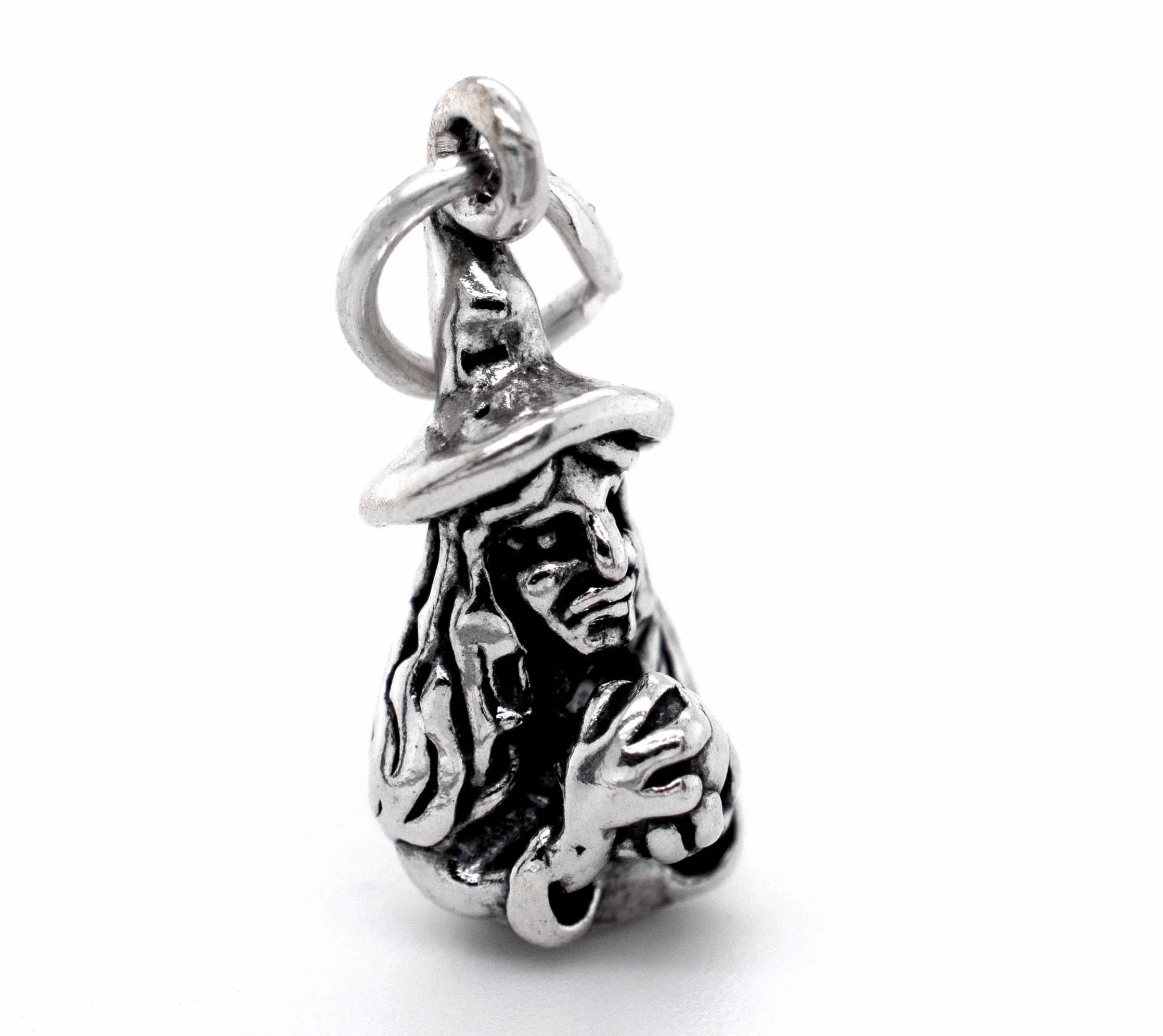 Witch with Crystal Ball Charm