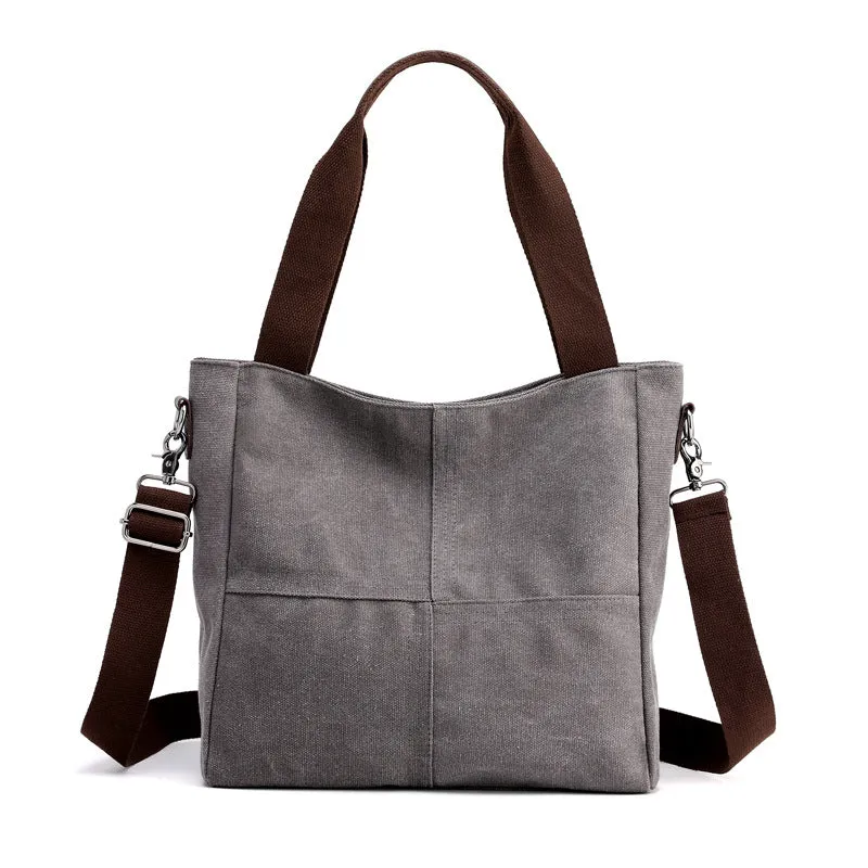 Women’s Canvas Crossbody Bag with Adjustable Shoulder Strap