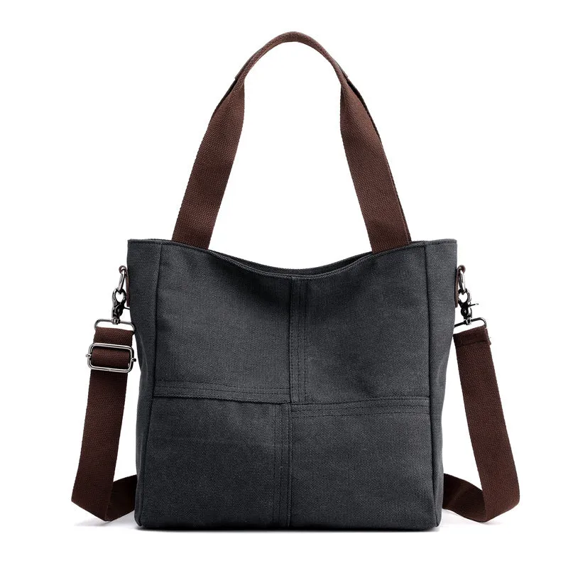 Women’s Canvas Crossbody Bag with Adjustable Shoulder Strap