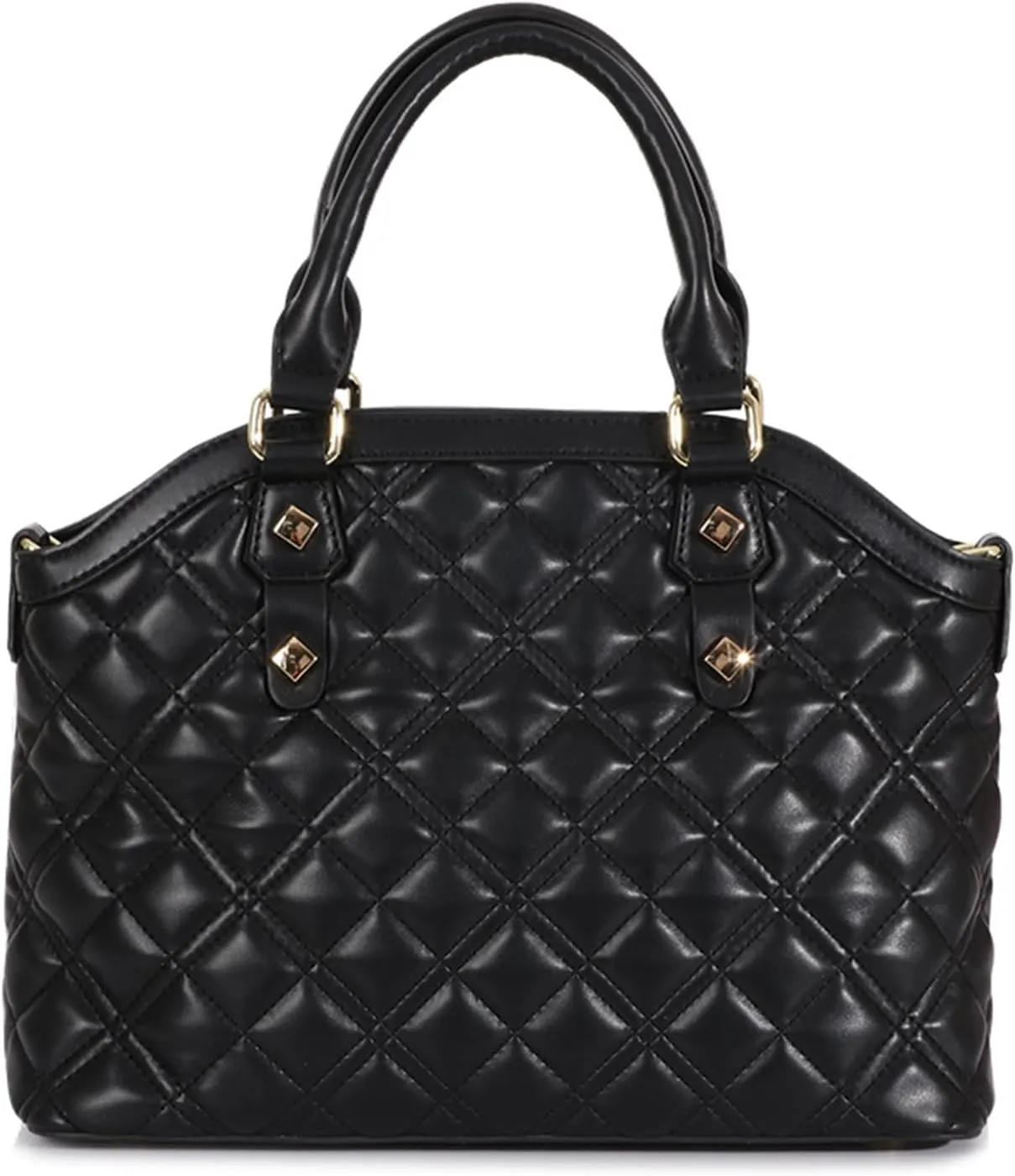 Women's Checkered Quilted Handbag and Purse PU Leather Large Crossbody Shoulder Bag Commuter Top Handle Satchel Bagbag2030OWOISS