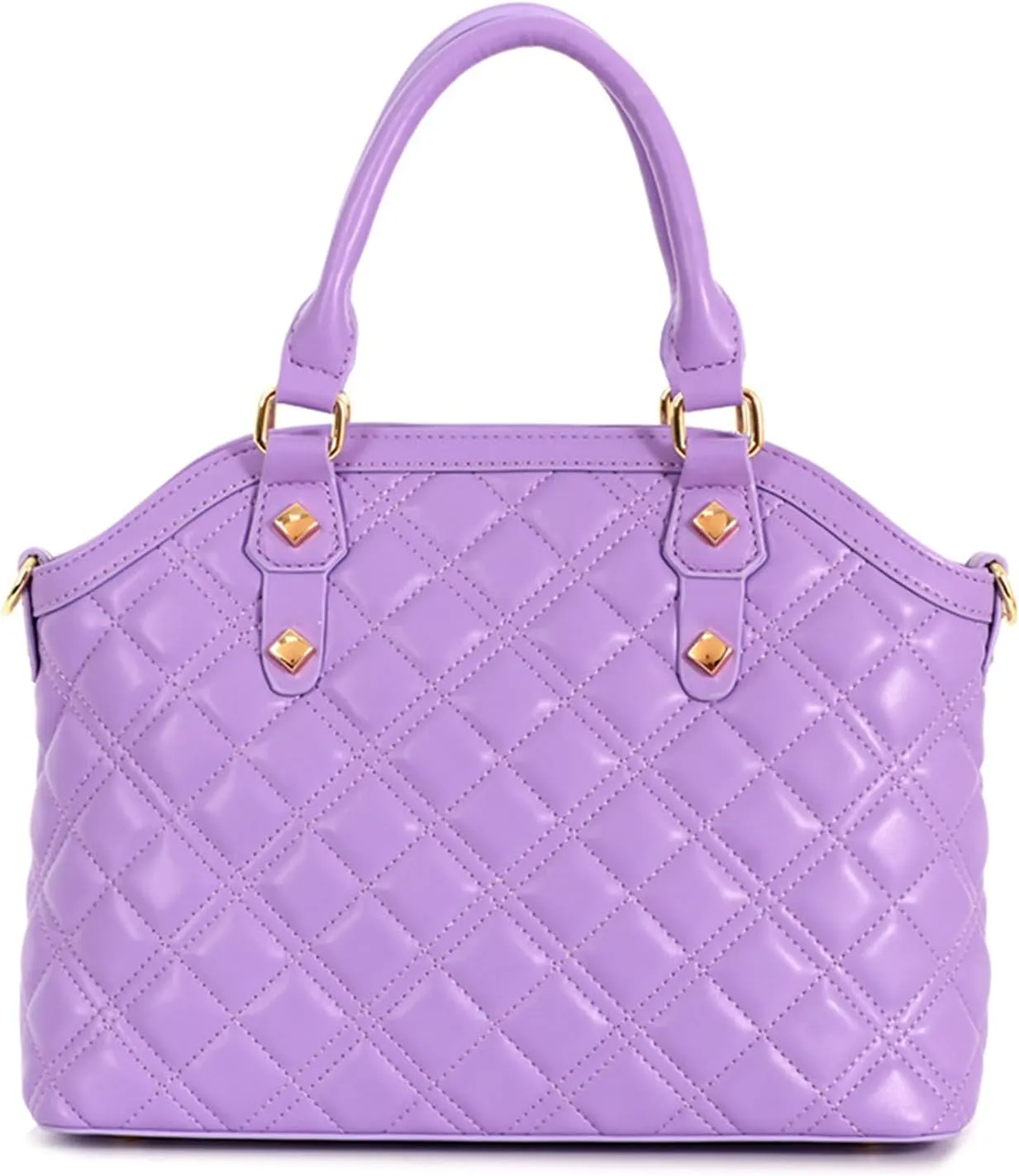Women's Checkered Quilted Handbag and Purse PU Leather Large Crossbody Shoulder Bag Commuter Top Handle Satchel Bagbag2031OWOISS