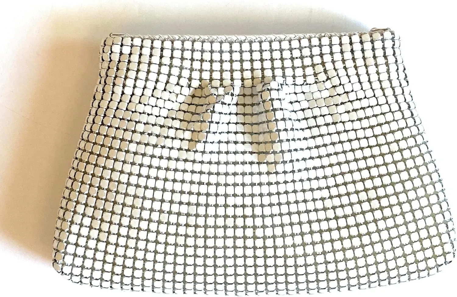 Women's Evening Clutches Metal Mesh Party Purse Bag(Mini,Purple)