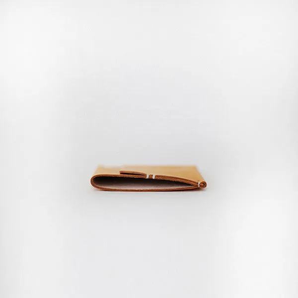 Womens Handmade Leather Card Wallet Slim Wallet Purses for Women