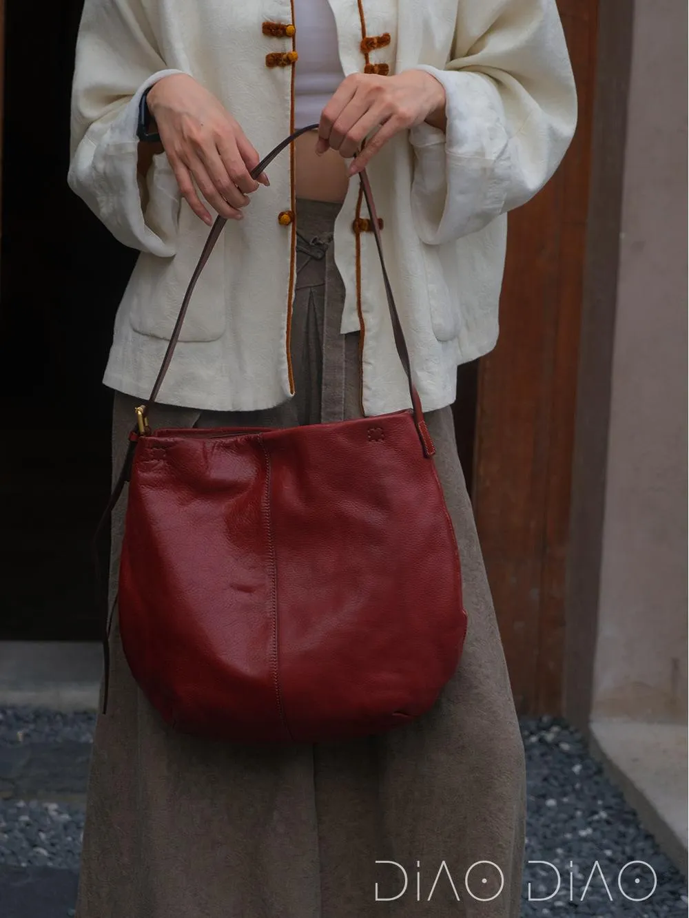 Women's Hobo Shoulder Bags Genuine Leather Hobo Bags Medium Hobo Bag