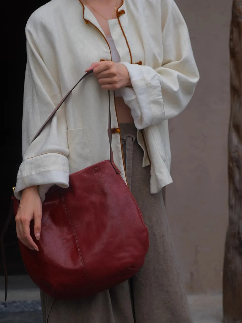 Women's Hobo Shoulder Bags Genuine Leather Hobo Bags Medium Hobo Bag