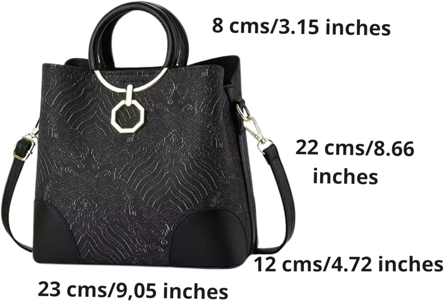 Women's Large Capacity Quilted Leather Shoulder Bag