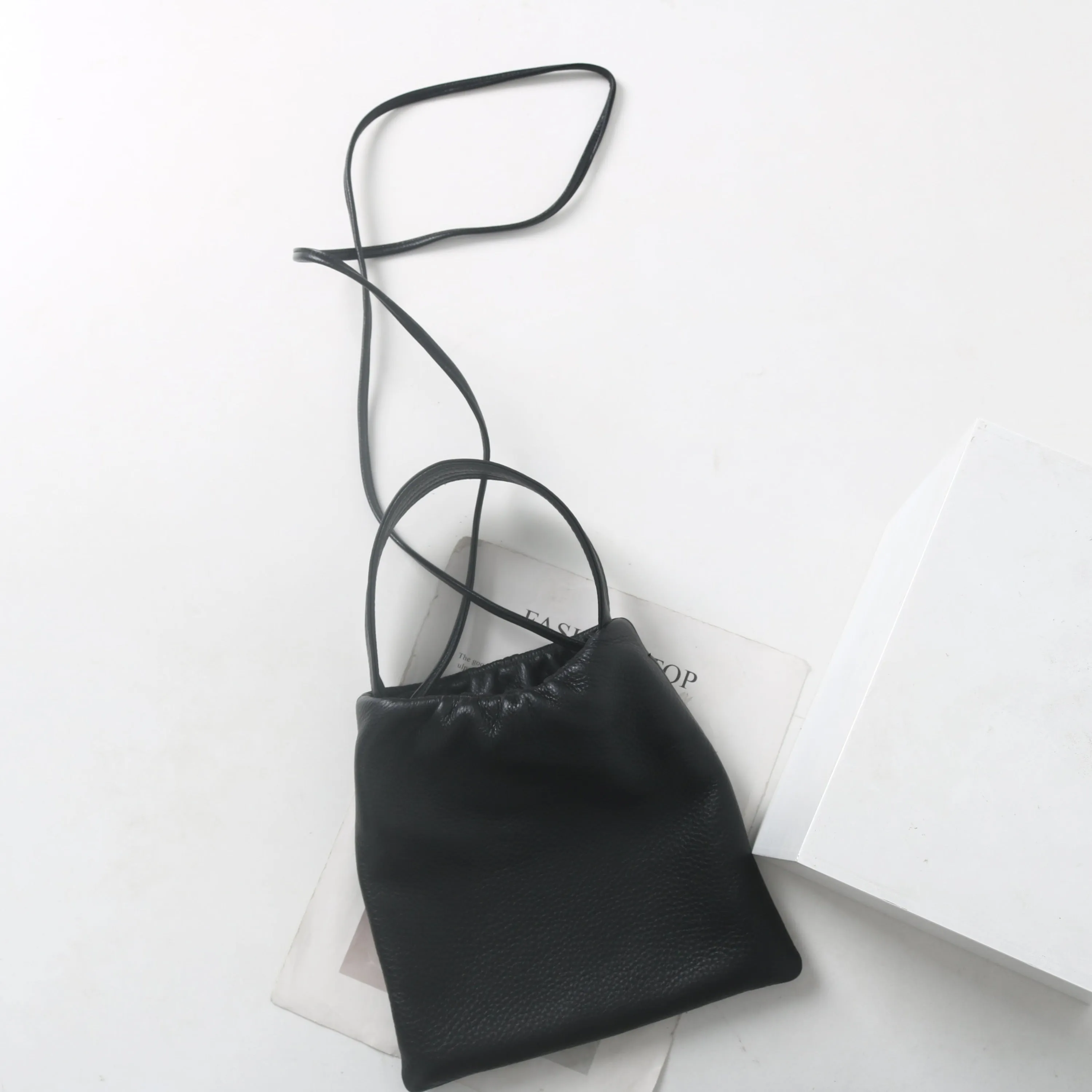 Womens Leather Hobo Shoulder Bag
