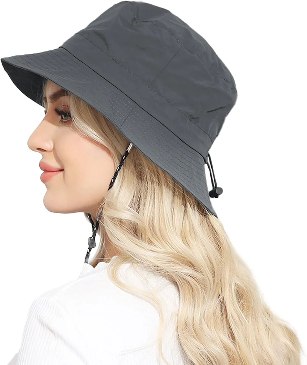 Womens Packable Waterproof Bucket Hat Men UV Protection Sun Hat