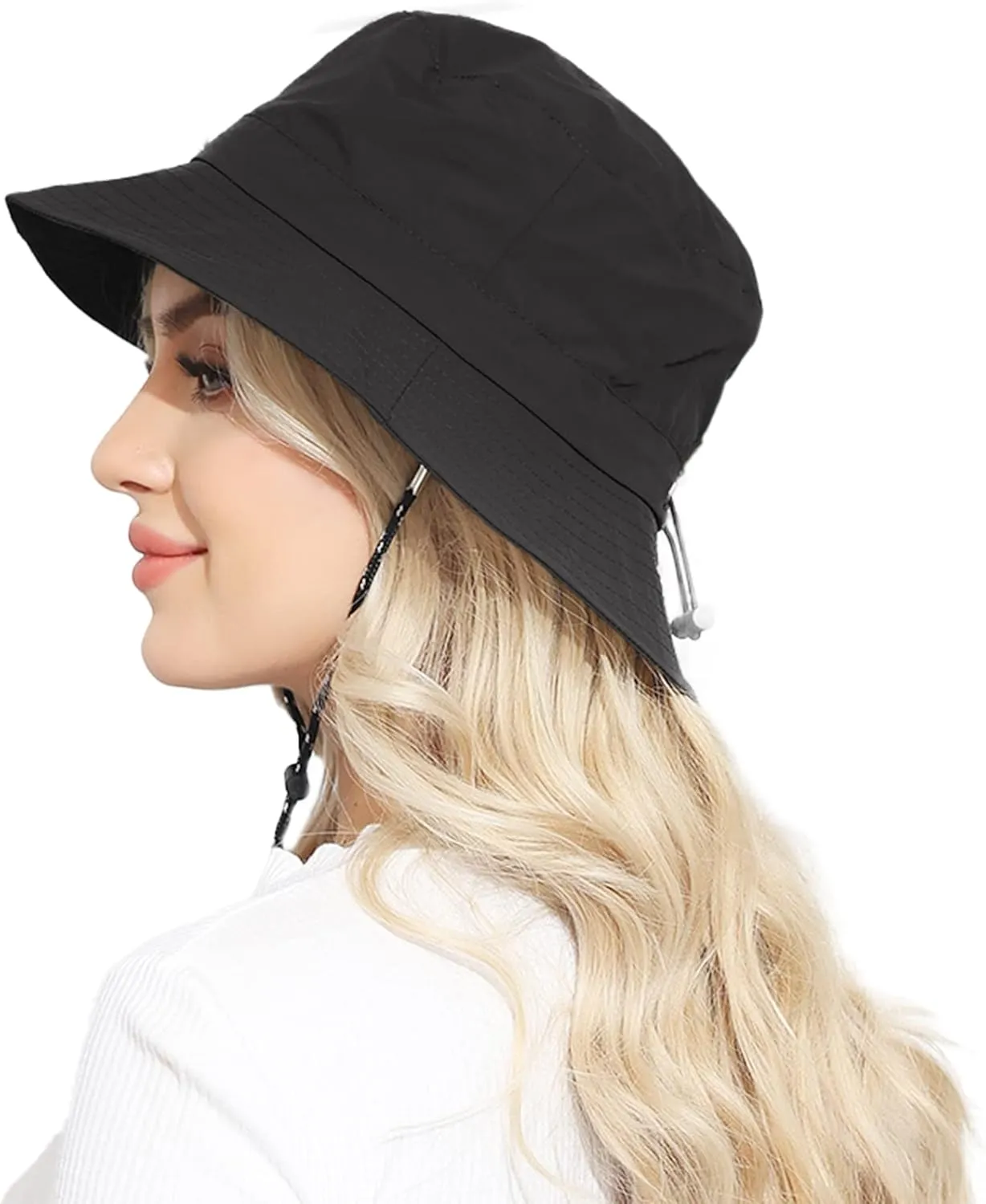 Womens Packable Waterproof Bucket Hat Men UV Protection Sun Hat