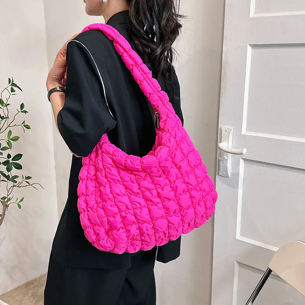 Women's Quilted Cloud Shoulder Bag