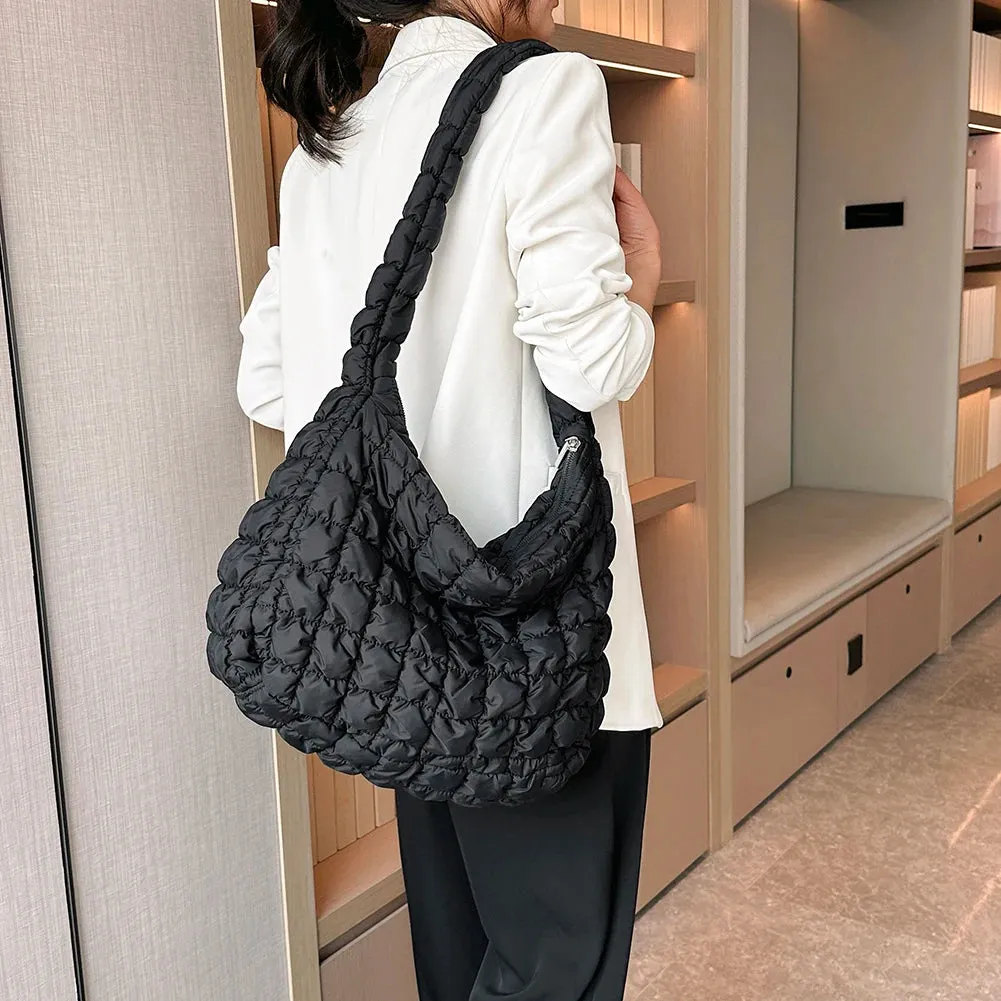 Women's Quilted Cloud Shoulder Bag