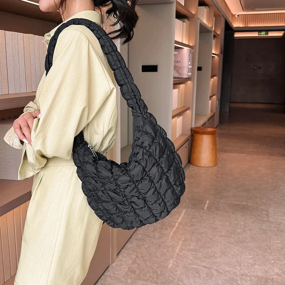 Women's Quilted Cloud Shoulder Bag