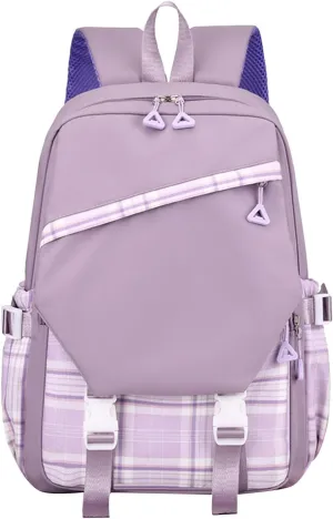 Women's Travel Cloth Lightweight Fashion Backpack Cute Bookbags for College School Travel Mini Purses for Women(Purple)