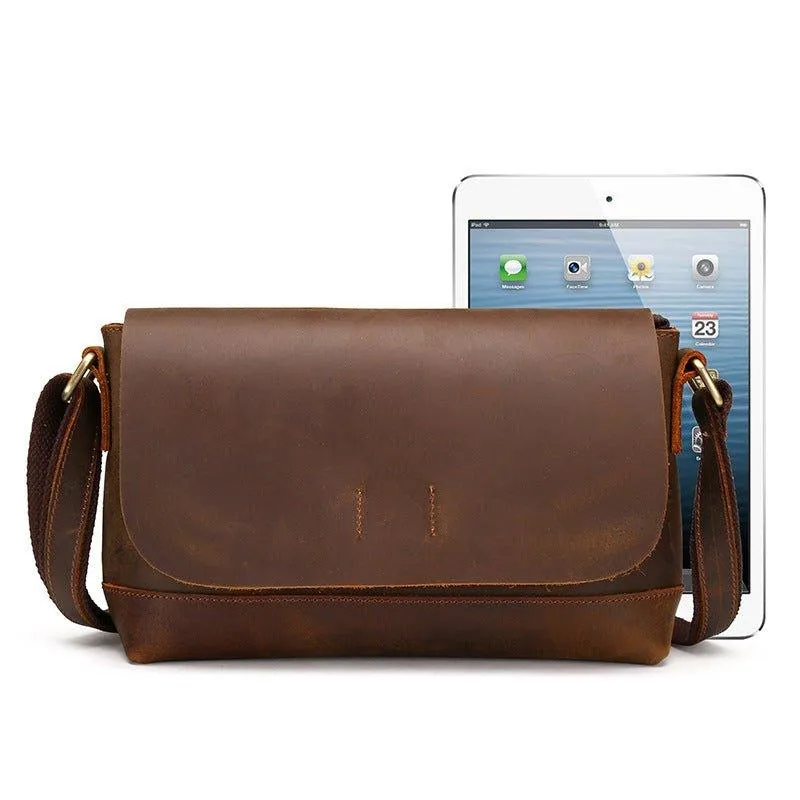 Woosir Cross Body Leather Bag Brown