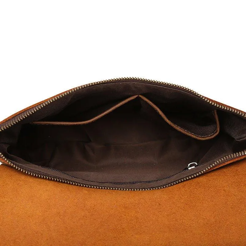 Woosir Cross Body Leather Bag Brown