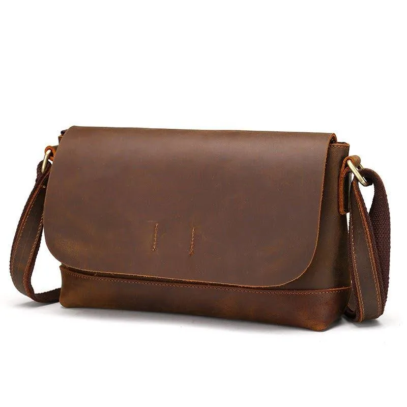 Woosir Cross Body Leather Bag Brown